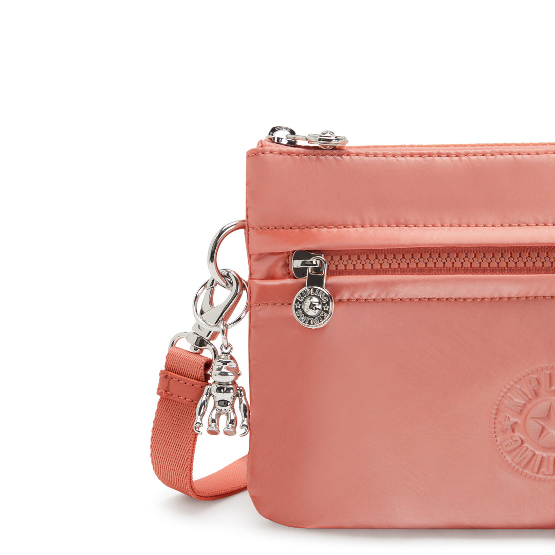 KIPLING Small crossbody with removable strap Female Peach Glam Riri