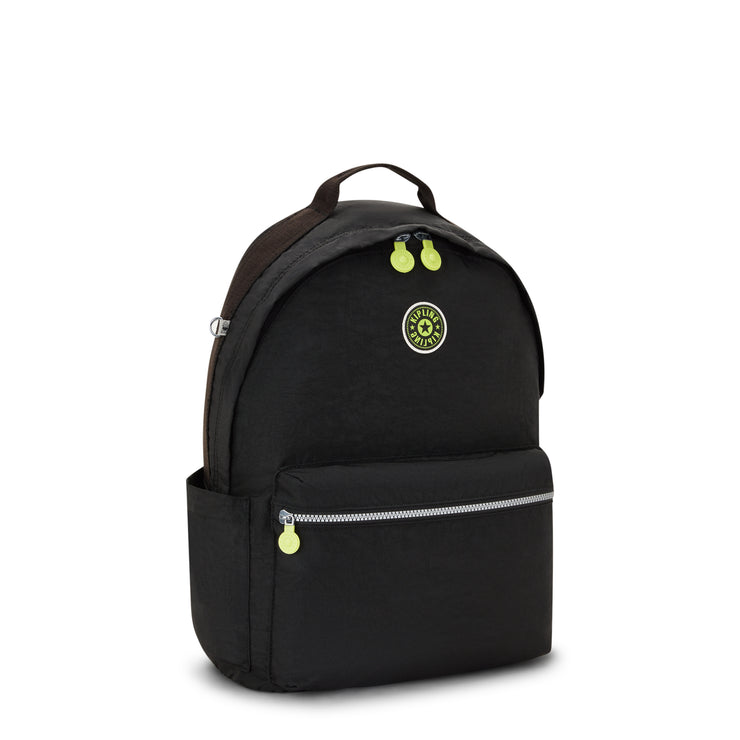 Kipling black and white on sale backpack