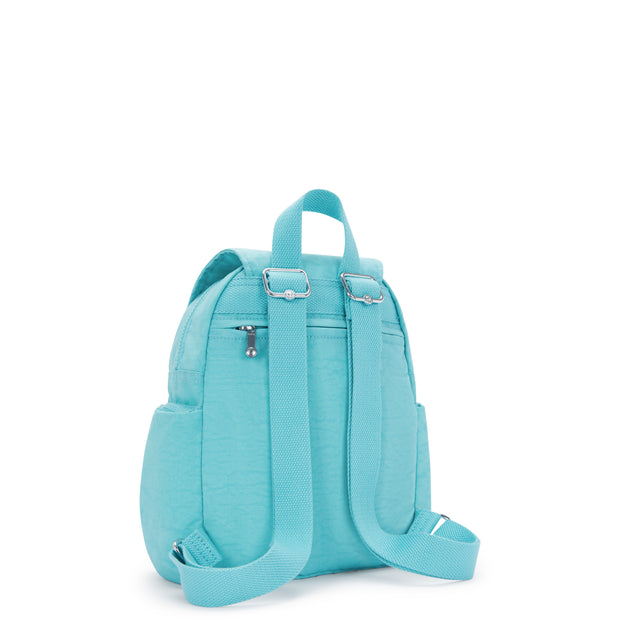 KIPLING Mini Backpack with Adjustable Straps Female Deepest Aqua City Zip Mini  -  I6046-T6E