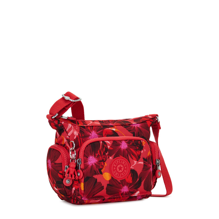 Kipling Small Crossbody Female Poppy Floral Gabbie Mini  -  I6193-P3T