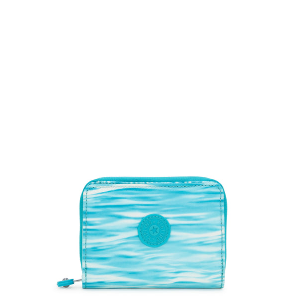 KIPLING Medium wallet Female Aqua Pool Money Love