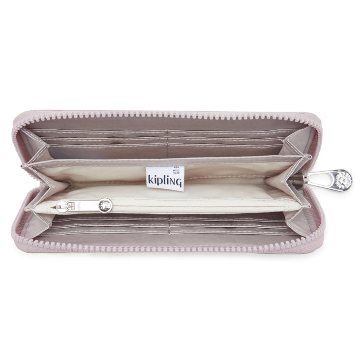 KIPLING Large Wallet Female Gleam Silver New Imali  -  I7577-K6G